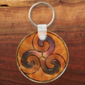 Celtic Triskele Schlüsselanhänger (Vorderseite)