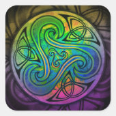 Celtic Triskele Sticker (Vorderseite)