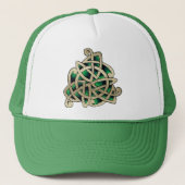 Celtic Triskele Truckerkappe (Vorderseite)