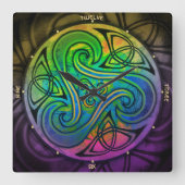 Celtic Triskele Uhr (Vorderseite)