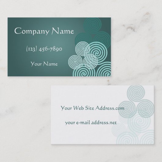 Celtic Triskele Visitenkarte (Vorne/Hinten)