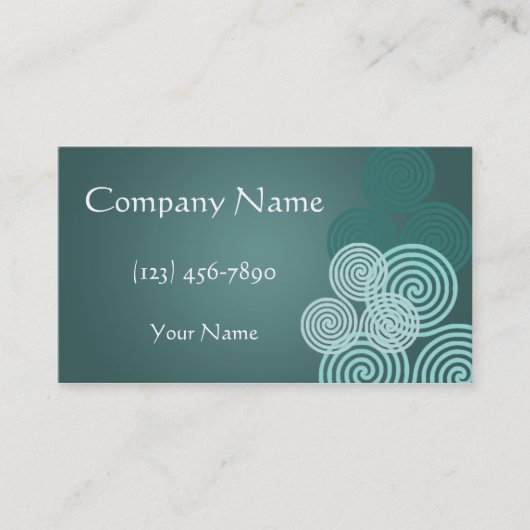 Celtic Triskele Visitenkarte (Vorderseite)