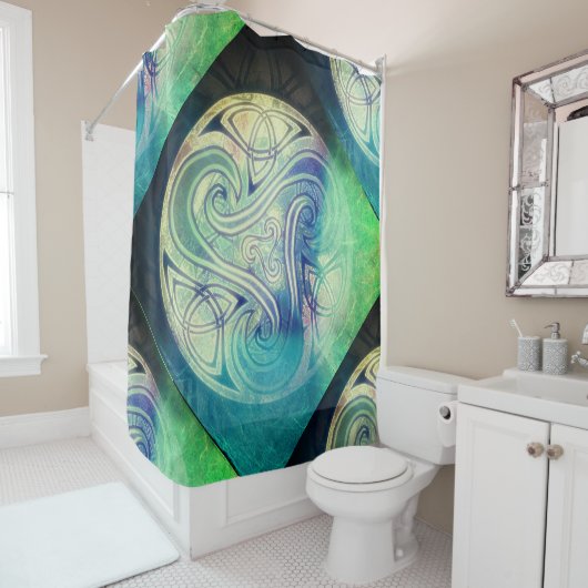 Celtic Triskele Vorhang (Beispiel)