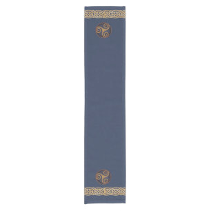 Celtic Triskelion (blaue) Gewohnheit Kurzer Tischläufer