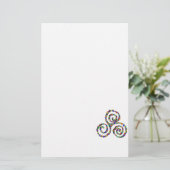 Celtic Triskelion Stärke Briefpapier (Stehend Vorderseite)