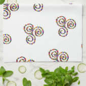 Celtic Triskelion Stärke Geschirrtuch (Gefaltet)