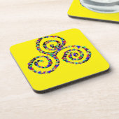 Celtic Triskelion Stärke Getränkeuntersetzer (Linke Seite)