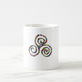 Celtic Triskelion Stärke Kaffeetasse (Mittel)