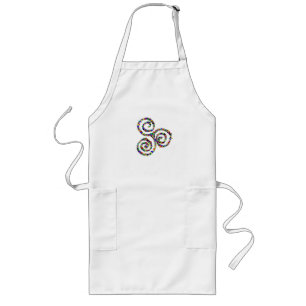Celtic Triskelion Stärke Lange Schürze