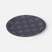 Celtic Triskelion Stärke Pappteller (Schrägansicht)