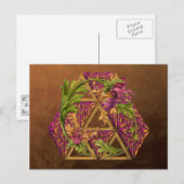 Celtic Triskels Ornamental Postkarte (Vorne/Hinten)