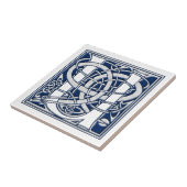 Celtic U Monogram Fliese (Seite)