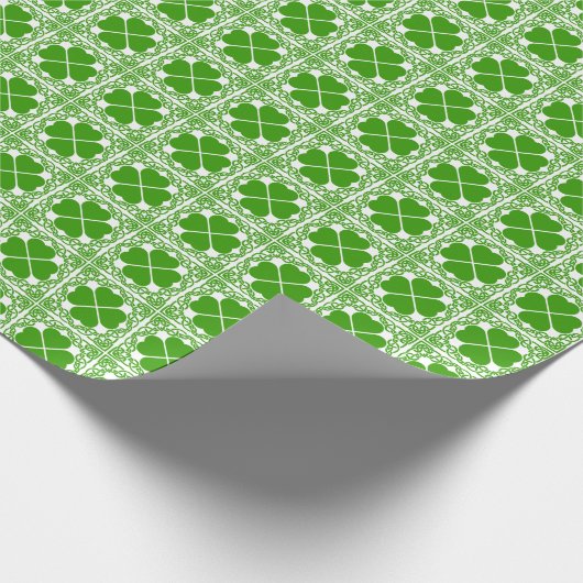 Celtic und Klee Geschenkpapier (Ecke)