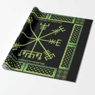 Celtic Vegvisier Wrapping Paper Geschenkpapier