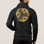 Celtic verfolgt digitale Kunst der Hoodie (Rückseite)