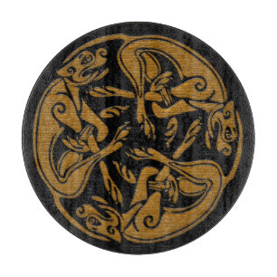 Celtic verfolgt hölzernen Blick der traditionellen Schneidebrett