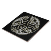 Celtic verfolgt traditionelles Verzierungsgold und Fliese (Seite)