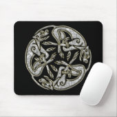 Celtic verfolgt traditionelles Verzierungsgold und Mousepad (Mit Mouse)