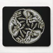 Celtic verfolgt traditionelles Verzierungsgold und Mousepad (Vorne)
