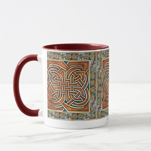 Celtic verschachteln Platten-Tasse Tasse (Links)