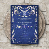 Celtic Viking Dragon Birthday Einladung