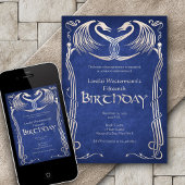 Celtic Viking Dragon Birthday Einladung