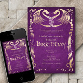 Celtic Viking Dragon Birthday Einladung