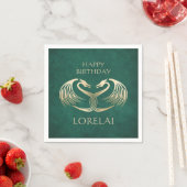 Celtic Viking Dragon Birthday Serviette (Beispiel)