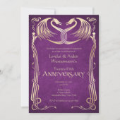 Celtic Viking Dragon Jahrestag Einladung (Vorderseite)