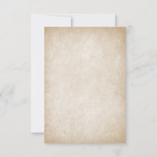 Celtic Viking Fantasy Wedding RSVP Karte (Rückseite)