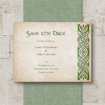 Celtic Viking Fantasy Wedding Save The Date<br><div class="desc">Zwölf Mönche versklavten für vierzig Tage und vierzig Nächte, um diese Einladungen zu produzieren. Töten. Die koordinierenden Stücke dieser mittelalterlichen keltischen Hochzeitssuite sind keltische Entwürfe mit Kalligraphie aus einem mittelalterlichen illuminierten Text. Ideal für Ihre Hochzeit im Renaissancestil, mittelalterliche Hochzeit oder epische Fantasy-Hochzeit. Bestellen Sie Ihre gedruckten Einladungen und Party oder...</div>