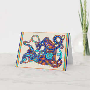 Celtic Viking Horse Greeting Card Karte