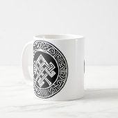 Celtic & Viking Inspiriert Art Kaffeetasse (Vorderseite Links)