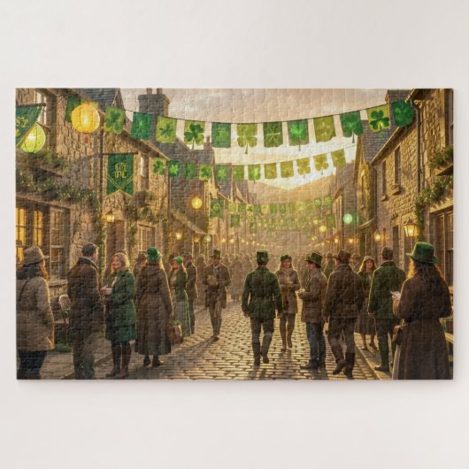 Celtic Village Festival Jigsaw Puzzle (Horizontal)