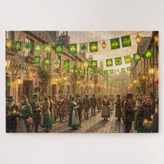 Celtic Village Festival Jigsaw Puzzle (Horizontal)