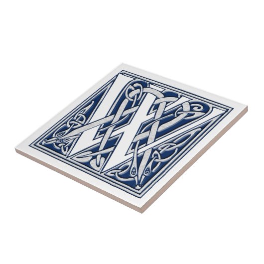 Celtic W Monogram Fliese (Seite)