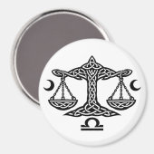 Celtic Waage Skalen von BurnsInHell Magnet (Vorderseite/Rückseite)