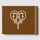 Celtic Weave Hearts in Chocolate Gästebuch (Rückseite)