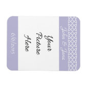 Celtic Weave Hearts in Lavender Erinnerung Magnet (Horizontal)