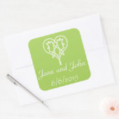 Celtic Weave Hearve in Peridot Sticker (Umschlag)