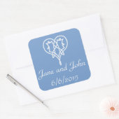 Celtic Weave Hearve in Periwinkle Sticker (Umschlag)