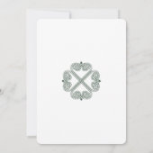 Celtic Wedding Celebration Einladung (Rückseite)