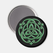 Celtic Wedding Knot Magnet (Vorderseite/Rückseite)