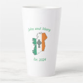 Celtic Wedding Latte Tasse (Vorderseite)