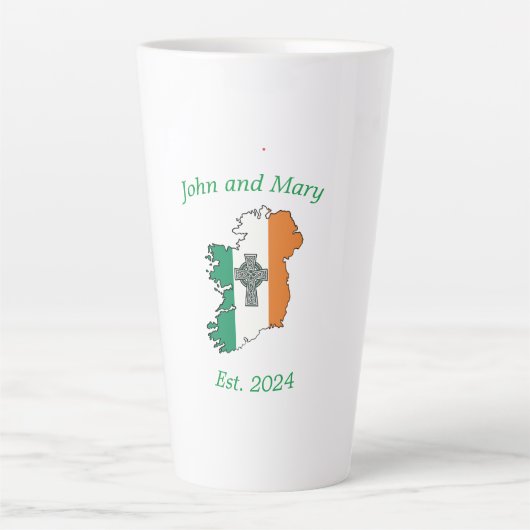 Celtic Wedding Latte Tasse (Vorderseite)