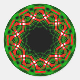 Celtic Weihnachten Festival Runder Aufkleber