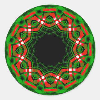 Celtic Weihnachten Festival Runder Aufkleber
