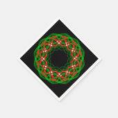 Celtic Weihnachten Festival Serviette (Ecke)