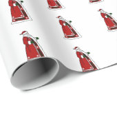 Celtic-Weihnachtsmann-Packpapier Geschenkpapier (Rolleneckpunkt)