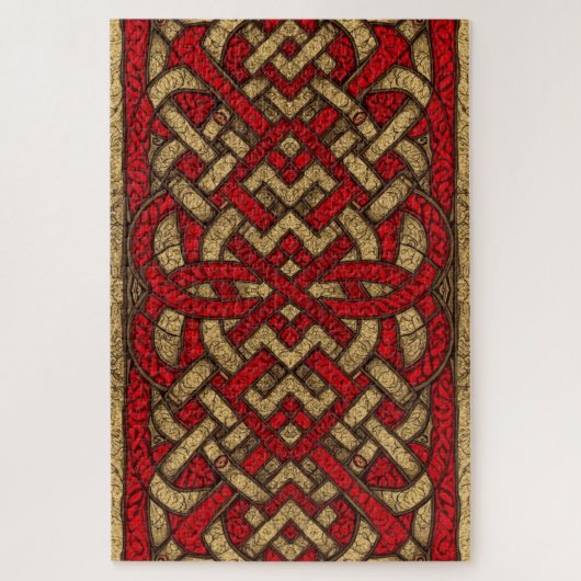 Celtic Welsh Knotwork Jigsaw Puzzle (Vertikal)